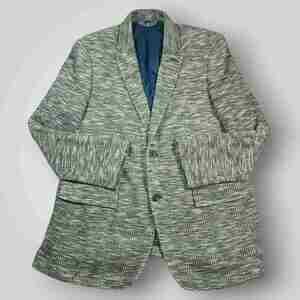 Tasso Elba Blazer Sport Coat Mens 42R Classic Fit Knit Lightweight Deconstructed